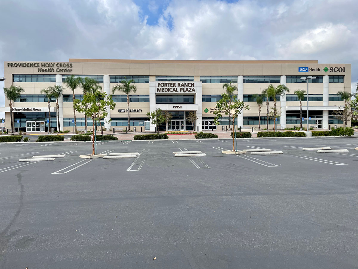Southern California Multi-Specialty Center (SCMSC) Porter Ranch office building serving Los Angeles and the surrounding areas